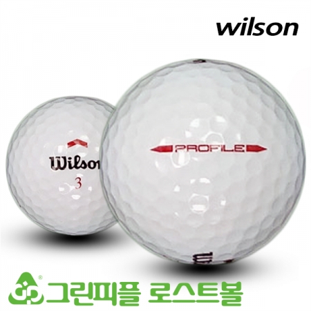 그린피플 B2B (도매몰),윌슨 프로파일 2피스 골프공 A+급 로스트볼 (16개/박스)