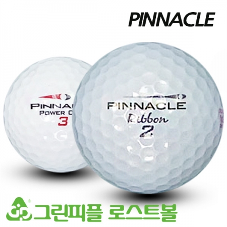 그린피플 B2B (도매몰),피너클 2피스 시리즈 혼합 골프공 A-급 로스트볼 (16개/박스)