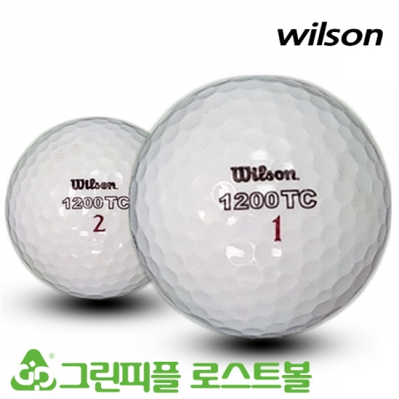 그린피플 B2B (도매몰),윌슨 1200 TC 2피스 골프공 A급 로스트볼 (16개/박스)