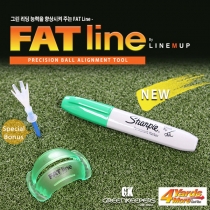4야드 USA 그린키퍼스 정품 NEW FAT Line 골프 볼라이너(색상랜덤) 필드용품